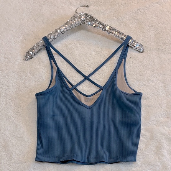 Vuori Ribbed Crop Size Large - Picture 2 of 5